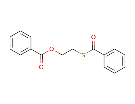 Molecular Structure of 1226-99-9 (2-(benzoylthio)ethyl benzoate)