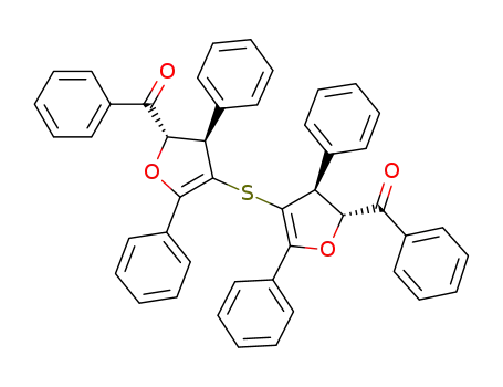 trans-(4,4'-thiobis(3,5-diphenyl-2,3-dihydrofuran-4,2-diyl))bis-(phenylmethanone)