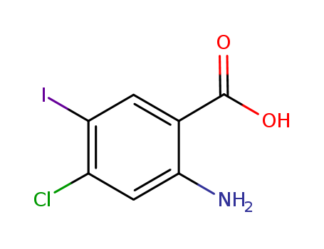Benzoic acid, 2-amino-4-chloro-5-iodo-