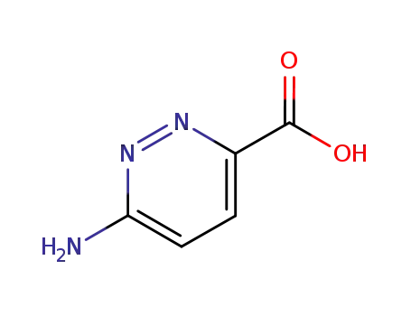 Molecular Structure of 59772-58-6 (6-AMINO-PYRIDAZINE-3-CARBOXYLIC ACID)