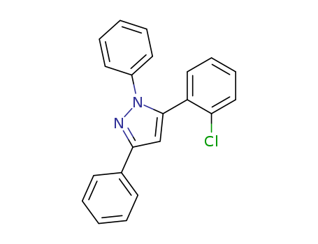 1H-Pyrazole, 5-(2-chlorophenyl)-1,3-diphenyl-