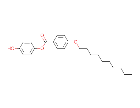 Molecular Structure of 124249-85-0 (4-Hydroxyphenyl 4-(decyloxy)benzoate)