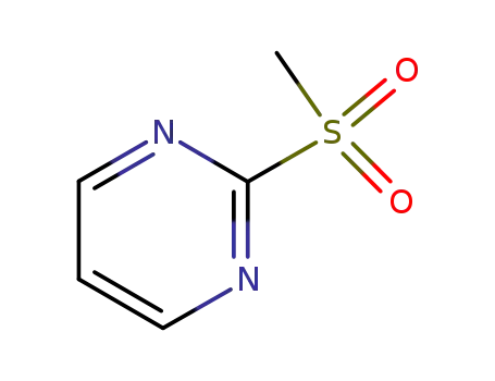 Molecular Structure of 14161-09-2 (2-METHANESULFONYL-PYRIMIDINE)