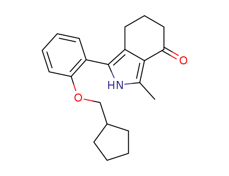 1-[2-(cyclopentylmethoxy)phenyl]-3-methyl-2,5,6,7-tetrahydro-4H-isoindol-4-one