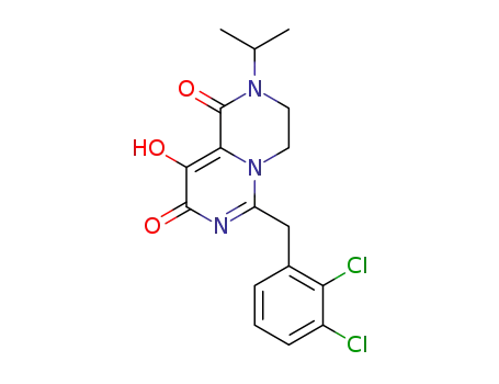 6-(2,3-dichlorobenzyl)-9-hydroxy-2-isopropyl-3,4-dihydro-2H-pyrazino[1,2-c]pyrimidine-1,8-dione