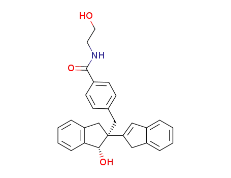 4-{[(1'S,2'S)-1'-hydroxy-1',3'-dihydro-1H,2'H-2,2'-biinden-2'-yl]methyl}-N-(2-hydroxyethyl)benzamide