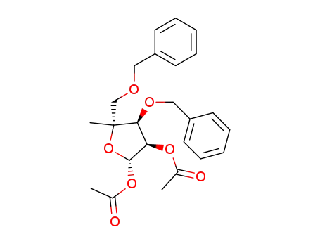 1,2-di-O-acetyl-3,5-di-O-benzyl-4-C-methyl-α-D-ribofuranose