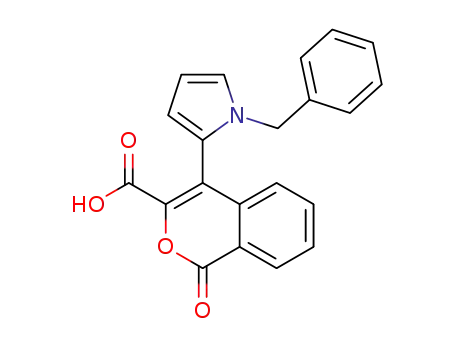 4-(1-benzyl-1H-pyrrol-2-yl)-1-oxo-1H-isochromene-3-carboxylic acid