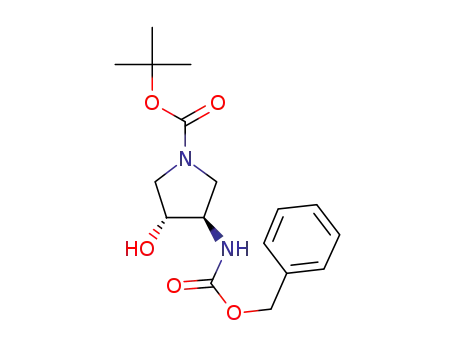 (3R,4R)-tert-butyl 3-(benzyloxycarbonylamino)-4-hydroxypyrrolidine-1-carboxylate