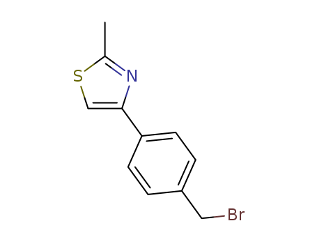 Thiazole,4-[4-(bromomethyl)phenyl]-2-methyl-