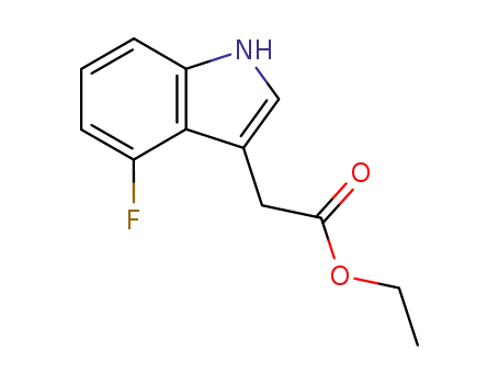 Ethyl (4-fluoro-1H-indol-3-yl)acetate