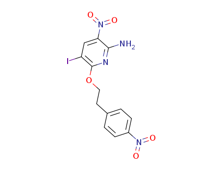 2-Pyridinamine, 5-iodo-3-nitro-6-[2-(4-nitrophenyl)ethoxy]-