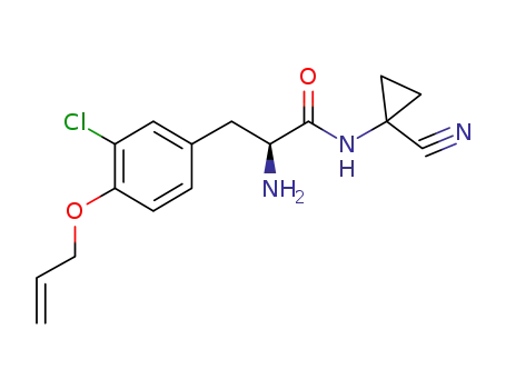 (S)-3-(4-allyloxy-3-chloro-phenyl)-2-amino-N-(1-cyano-cyclopropyl)-propionamide