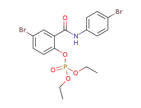4-bromo-2-[(4-bromophenyl)carbamoyl]phenyl diethyl phosphate