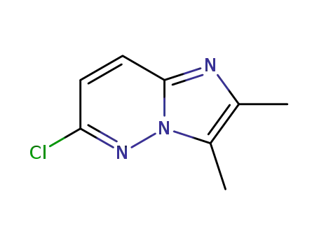 Molecular Structure of 17412-26-9 (2H-PYRIMIDO[1,2-B]PYRIDAZIN, 2-CHLORO-7,8-DIMETHYL-)