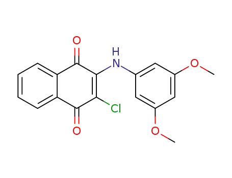 2-Chloro-3-[(3,5-dimethoxyphenyl)amino]-1,4-naphthalenedione