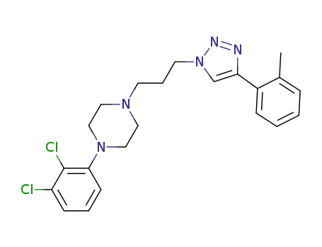 1-(2,3-dichlorophenyl)-4-(3-(4-(o-tolyl)-1H-1,2,3-triazol-1-yl)propyl)piperazine