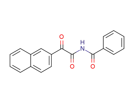 Molecular Structure of 1609631-95-9 (N-(2-(naphthalen-2-yl)-2-oxoacetyl)benzamide)