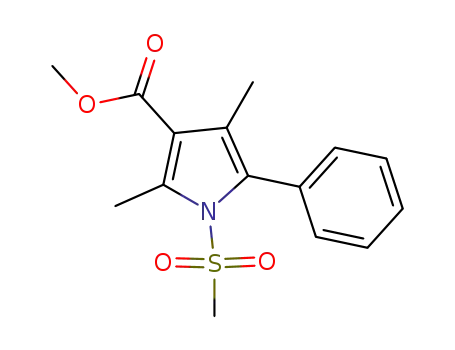 methyl 2,4-dimethyl-1-(methylsulfonyl)-5-phenyl-1H-pyrrole-3-carboxylate