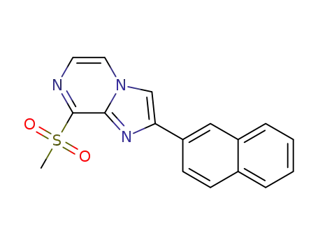 8-(methylsulfonyl)-2-(naphthalen-2-yl)imidazo[1,2-a]pyrazine