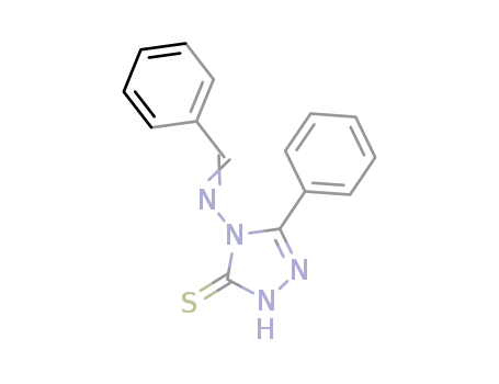 3H-1,2,4-Triazole-3-thione,  2,4-dihydro-5-phenyl-4-[(phenylmethylene)amino]-