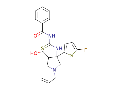 N-[[1-allyl-3-(5-fluoro-2-thienyl)-4-(hydroxymethyl)pyrrolidin-3-yl]carbamothioyl]benzamide