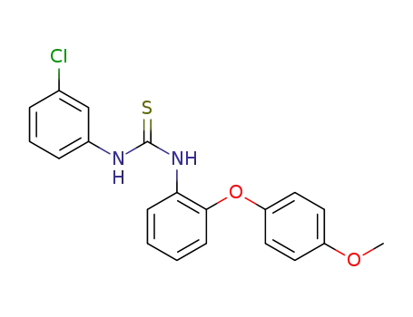 1-(3-chlorophenyl)-3-[2-(4-methoxyphenoxy)phenyl]thiourea