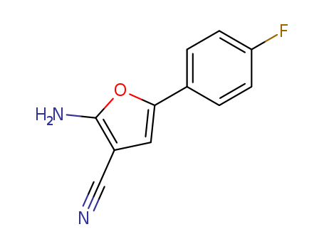 2-AMINO-5-(4-FLUOROPHENYL)FURAN-3-CARBONITRILE