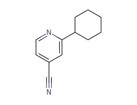 4-Pyridinecarbonitrile, 2-cyclohexyl-