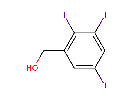 Molecular Structure of 31075-53-3 (2,3,5-TRIIODOBENZYL ALCOHOL)