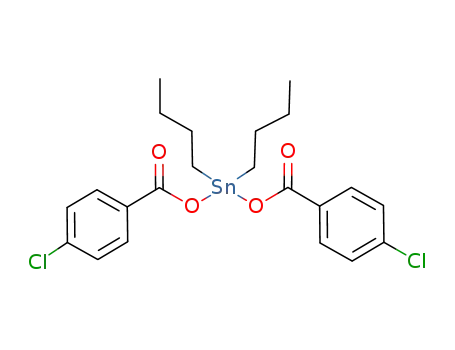 Molecular Structure of 7580-79-2 (Stannane, dibutylbis[(4-chlorobenzoyl)oxy]-)