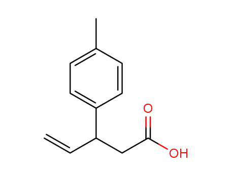 Molecular Structure of 918149-74-3 ((R)-3-P-TOLYLPENT-4-ENOIC ACID)