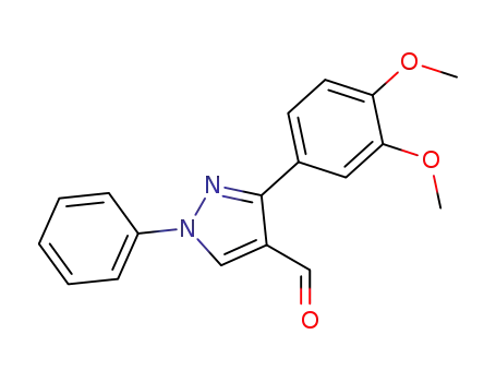 3-(3,4-DIMETHOXY-PHENYL)-1-PHENYL-1H-PYRAZOLE-4-CARBALDEHYDE