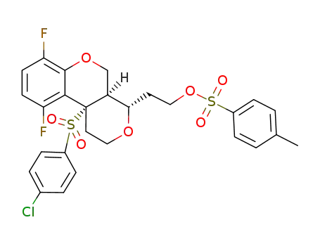 C<sub>27</sub>H<sub>25</sub>ClF<sub>2</sub>O<sub>7</sub>S<sub>2</sub>