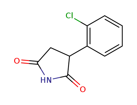 Molecular Structure of 686748-85-6 (2,5-Pyrrolidinedione, 3-(2-chlorophenyl)-)