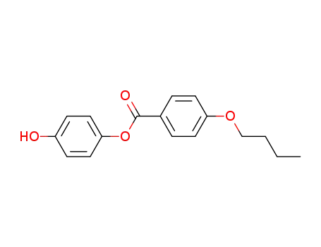 Molecular Structure of 33905-62-3 (4-Hydroxyphenyl 4-butoxybenzoate)