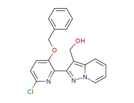 (2-(3-(benzyloxy)-6-chloropyridin-2-yl)pyrazolo[1,5-a]pyridin-3-yl)methanol