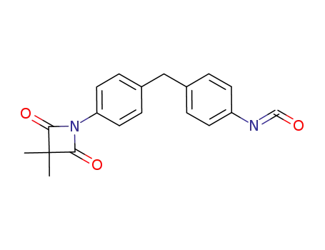 2,4-Azetidinedione,
1-[4-[(4-isocyanatophenyl)methyl]phenyl]-3,3-dimethyl-