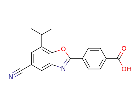 4-(5-시아노-7-이소프로필벤조[d]옥사졸-2-일)벤조산