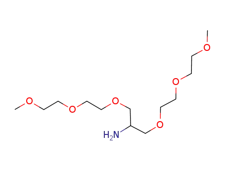 Molecular Structure of 919524-44-0 (2,5,8,12,15,18-Hexaoxanonadecan-10-amine)