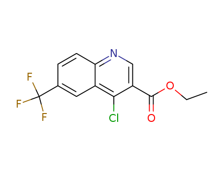 4-Chloro-6-(trifluoromethyl)quinoline-3-carboxylic acid ethyl ester