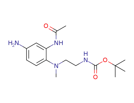 tert-butyl 2-((2-acetamido-4-aminophenyl)(methyl)amino)ethylcarbamate
