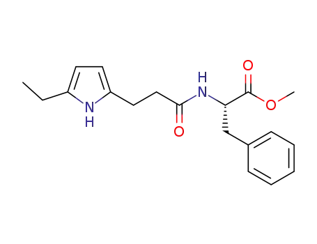 (S)-methyl 2-(3-(5-ethyl-1H-pyrrol-2-yl)propanamido)-3-phenylpropanoate