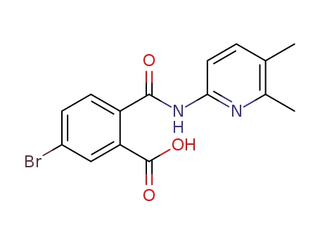 5-bromo-N-(5,6-dimethylpyridin-2-yl)phthalamic acid