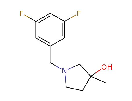 1-(3,5-difluorobenzyl)-3-methylpyrrolidin-3-ol