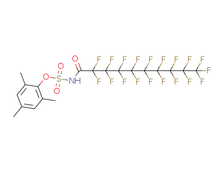 2,4,6-trimethylphenyl N-(2,2,3,3,4,4,5,5,6,6,7,7,8,8,9,9,10,10,10-nonadecafluorodecanoyl)sulfamate
