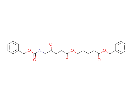 Molecular Structure of 1552321-94-4 (4-(benzyloxycarbonyl)butyl 5-(Cbz-amino)-4-oxopentanoate)
