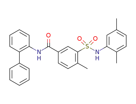 N-(비페닐-2-일)-3-(N-(2,5-디메틸페닐)술파모일)-4-메틸벤자미드