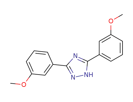 Molecular Structure of 59153-22-9 (1H-1,2,4-Triazole, 3,5-bis(3-methoxyphenyl)-)