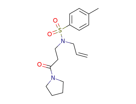 3-{[(4-methylphenyl)sulfonyl]-N-(prop-2-en-1-yl)amino}-1-pyrrolidinylpropan-1-one